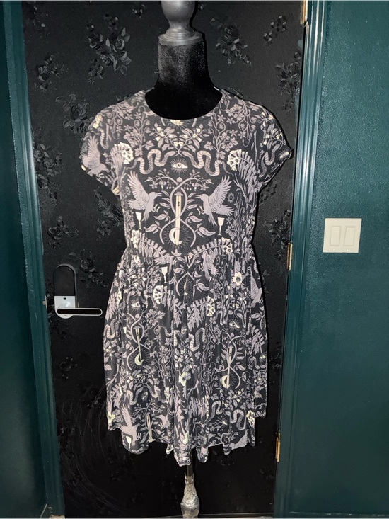 Disturbia Dresses & Skirts - Disturbia (Hecate’s Garden) Black Mythical Gothic Print